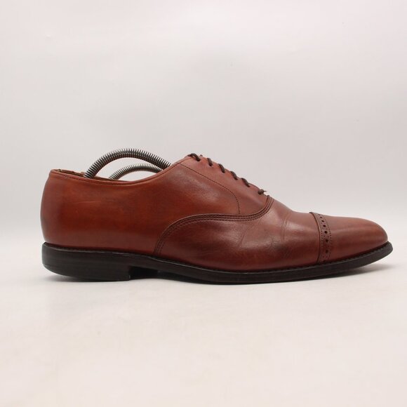 Allen Edmonds Byron Shoes Men\'s Size 12 A Narrow Brown Leather Dress Oxford USA main image 5